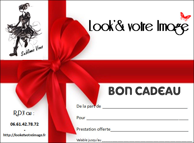 Bon Cadeau - Look'& votre Image